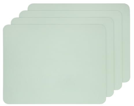 Ehrenkind® Platzset Kinder – Made in Germany Abwaschbares Tischset aus 100% PE, Eva-PP-Film, rutschfest und BPA-frei – Perfekte Tischunterlage für Mahlzeiten | 54x42 cm | 4-er Set | Mint
