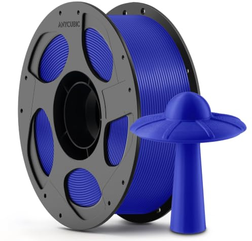 ANYCUBIC High Speed PLA, Optimiert für schnelles 3D-Drucken, 1KG Blau | Bis zu 600 mm/s Hohe Geschwindigkeit PLA, HS PLA, Einfach zu drucken, Für die meisten 3D Drucker geeignet