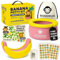 RIVERMUM® Banana Premium XL Töpfchen für Kinder, faltbar, ideal für Reisen oder zu Hause, inkl. 20 Taschen, Aufkleber, Kallisierend und Tragetasche, (Neue Größe XL, Rosa)