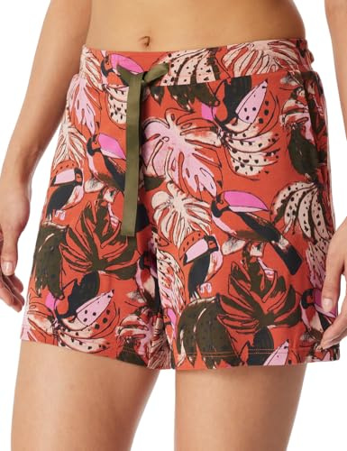 Schiesser Damen Schlafhose Kurz Modal - Mix + Relax Pyjamaunterteil (1er Pack)