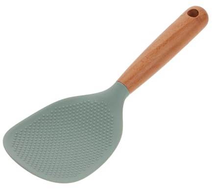 UKCOCO Cuchara Para Olla Arrocera De Silicona Antiadherente Utensilio De Cocina Para Sushi Arroz Apto Para Lavavajillas Puré De Patatas Color