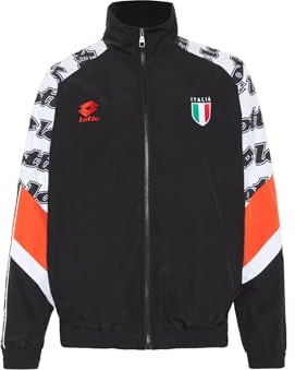 Lotto Herren Trainingsjacke Sportjacke Loose Fit 1325017 Schwarz, Bekleidungsgröße:XL