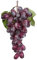 GMMH Künstliche Deko Trauben, (Rot, Oval, 25 cm) Lebensechte Weintrauben, Weinrebe, Plastikobst, Plastiktrauben, Plastikfrucht, Kunstobst, Dekoration, Hochzeitsdeko, Schaufenster, Küche, Hotel