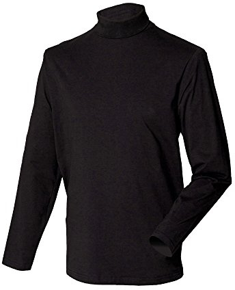 Henbury Men's Roll Neck Long Sleeved Top Jumper (Pack of 1)