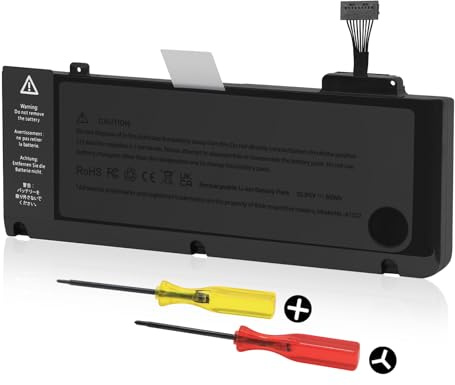 K KYUER 65WH A1322 Laptop Akku für Apple MacBook PRO 13 A1278 (Mid 2009 2010 2012 Early Late 2011) MB990LL/A MB990J/A MC700LL/A MC700J/A MC374LL/A MC374CH/A MC375LL/A MC724LL/A MD314LL/A MD313LL/A