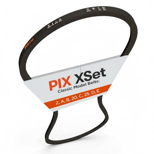 PIX A57/4L590 Wrapped Construction V-Belt, 59 OC | A/4L Section, 1/2 Width | Heavy-Duty Rubber Drive Belt for Generators, Compressors, Pumps, Crushers, Blowers, & Rolling Mills