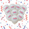 SHATCHI - Palloncini bianchi stampati con bandiera Union Jack, 30,5 cm, per feste di campagna e eventi reali, multicolore, 10 pezzi