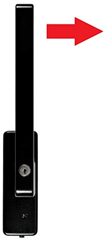 GU Schiebetür PSK Drehgriff abschließbar DIRIGENT 966/976, 34225 oder auch 30251, DIN Links braun UC5 mit Aussperrsicherung incl. SN-TEC Montageschlüssel