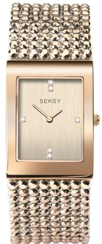 SEKONDA 2724 Ladies Gold Seksy Watch, Gold, Strappy