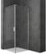Durovin Bathrooms 800 x 800mm Shower Enclosure - Pivot Door Left Hand Side Handle