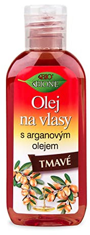 Bione Huile végétalienne pour cheveux à l'huile d'argan the paraben, huile minérale, paraffine - 80 ml