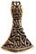 Kiss of Leather Dainty Axe Pendant Bronze No. 34