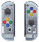 eXtremeRate Glacier Blue Joy con Handheld Controller Housing with Colorful Buttons, DIY Replacement Shell Case for Nintendo Switch Joycon & Switch OLED Joy con – Joy con and Console NOT Included