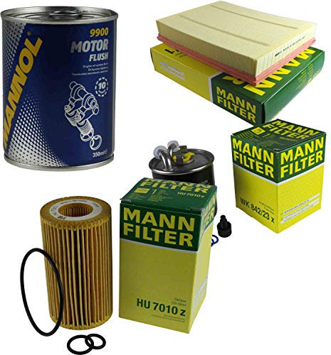 QR-Parts Set 85475711 HU 7010 z 9900 WK 842/23 x C 4312/1 Original MANN-Filter Inspektionspaket SCT Motor Flush Motorspülung 11579858