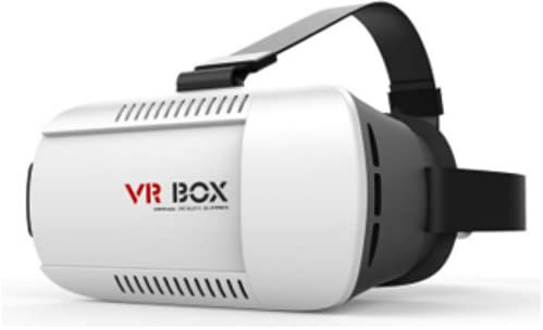 NK 3D-Brille für Smartphone, VR-Brille, kompatibel mit Geräten von 11,9 cm (4,7 Zoll), Android/iOS, Winkel 70-80 Grad, 360 Grad drehbar, Objektiventfernung, verstellbare Pupille (weiß)