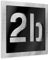 Graviers Design Numero civico personalizzabile in vetro acrilico + acciaio inox V2A 120 x 120 mm Nero, Resistente alle intemperie, Antiruggine, Targa per porta d’ingresso, Made in Germany