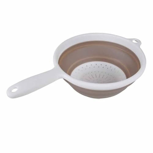 Passoire avec Manche Rétractable 36cm Taupe