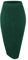 Urban CoCo Women's Elastic Waist Knitted Split Tube Pencil Midi Skirt, Dark Green, Small