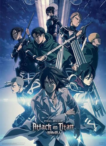 GB EYE Poster ATTACK ON TITAN 4, Gruppe (52 x 38 cm)