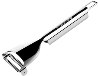Pedrini sbucciatore con lama oscillante in acciaio inox finitura a specchio