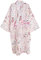 G-LIKE Japanischer Kimono Nachthemd Bademantel – Traditioneller Haori Yukata Stil 100% Baumwolle Frühling Sommer Hauskleid Saunamantel Leicht Dünn Nachtwäsche für Damen Herren (Weiß-Damen, L)