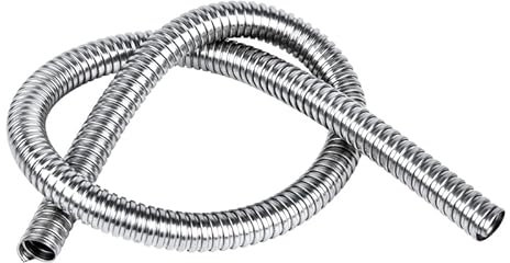 1pc Long Length Stainless Steel 304 Metal Tube 1 Meter Threaded Hose Wire Cable Flexible Pipe Sleeve Protection Hose (Size : ID 20mm x 1M)