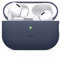 elago Silikonhülle Kompatibel mit Apple AirPods Pro 2. Generation Case, Schutzhülle, Front-LED sichtbar, Unterstützt Kabelloses Aufladen (Dunkelblau)