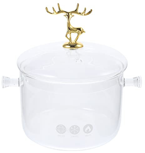 Happyyami Hochwertiger -dämpftopf Mit Deckel Für Küche Hitzebeständiger Brat Und Kochtopf Für Induktionsherde Kochen Dämpfen Und Von Speisen