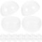 Healifty 50 Stücke Plastikkugeln Zum Befüllen Befüllbare Acrylkugeln Bastelkugeln Kunststoff Ball Transparent Kugeln Für Krallen Maschine Eier Spielzeug für Spielen 5cm