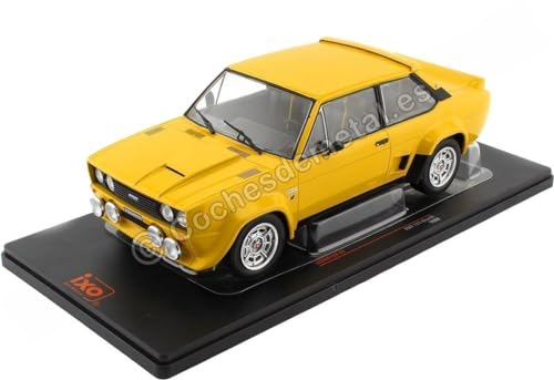 Ixo kompatibel mit FIAT 131 Abarth 1980 gelb Modellauto 1:18 Models
