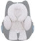 JYOKO Kids Sitzverkleinerer Antiallergikum Universal Baby 100% Baumwolle (Bloom, Enthält eine Kopf- und eine Körperstütze, 2 Teile)