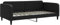 vidaXL Tagesbett, Gästebett 2-in-1, Sofabett Schlafsofa für Schlafzimmer Wohnzimmer, Bettsofa Sofa, Modernes Design, Schwarz 100x200cm Stoff