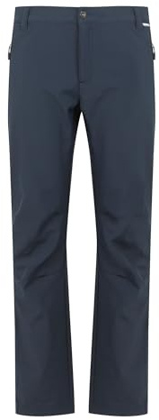 Regatta Geo Softshell II - Pantalones para Hombre, Azul Marino, 34W