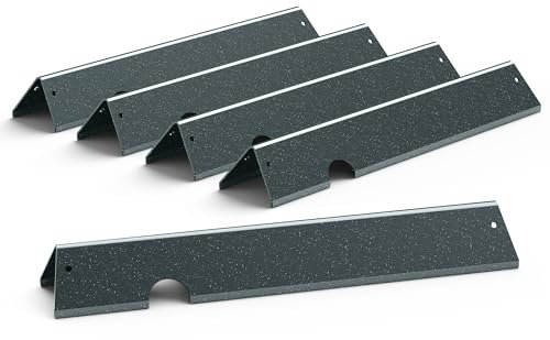 Unicook 66032 Flavorizer Bars for Weber Genesis II/LX 300 Series, E310, E315, E335 (2017 and Newer) Gas Grills, 17-Inch Porcelain Steel Flavor Bars for Weber 66795, Grill Replacement Parts 5 Pack