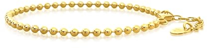 Mary & Jules Armband Damen Gold aus 925 Sterling Silber, vergoldet, aus recyceltem Silber, Kugelarmband Gold, Geschenke für Frauen & Mädchen, hautverträglich