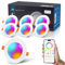 VARICART LED Einbaustrahler 230V RGB Alexa, 10W Smart LED Spot Flach Bluetooth 2700K-6000K, Einbaustrahler Dimmbar Farbig, IP44 Einbauleuchten APP Steuerung, Farben Spots Deckenspots 6 stück