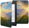 Custodia Per Kindle Voyage (Rilasciato Nel 2014) Custodia In Pelle Pu Per Kindle Voyage Smart Sleep/Wake Custodia Protettiva-Castello Della Foresta