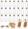 Yeria 22pcs Mini Bouteille en Verre 40ml avec Bouchon en Liège, Étiquettes Kraft et Ficelle de Jute – Petits Flacons en Verre pour Décoration, DIY, Mariage, Souhaits et Cadeaux