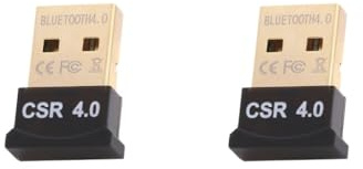 Lot de 2 adaptateurs USB Bluetooth 4.0 Mini récepteur CSR Bluetooth 4.0 Adaptateur USB 2.0 Interface USB 2.0
