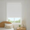 DH DREAMER HOME Estor Enrollable Opaco - Persiana Fácil de Instalar Resistente a la Humedad y Los Rayos UV para Ventanas y Puertas - Tamaño 90x200cm - Color Blanco