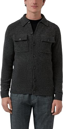 s.Oliver Wollmix-Cardigan im Overshirt-Style