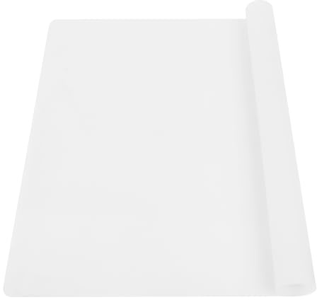 SOSMAR Large Silicone Mats for Worktops 70x50cm, Kitchen Worktop Protector, Silicone Sheet for Resin, Heat Resistant, Non-Slip, Waterproof, Craft Painting Mat, Translucent