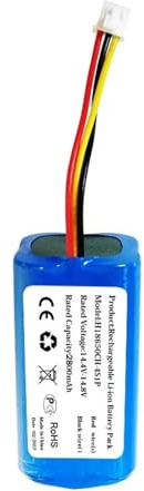 14.4V 2800mAh Li-Ion Battery,Compatible For Ikohs,Create,Compatible For Netbot,S18 Robot Vacuum Cleaner(R-B-Y Battery)