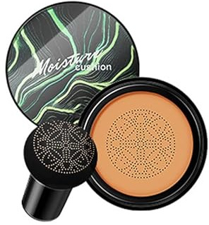 Cushion Foundation - Mushroom Head Air Cushion Foundation mit Full Coverage, Feuchtigkeitsspendendes & Aufhellendes Make-up für Gesicht und Hals, Ausgleich des Hauttons (#6, 20g)