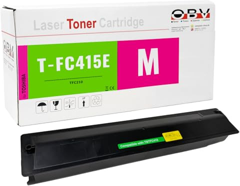 OBV T-FC415E Toner Kompatibel Toshiba E-Studio 2010AC 2510AC 2515AC 3015AC 3515AC 4515AC 5015AC Magenta ca. 33.600 Seiten