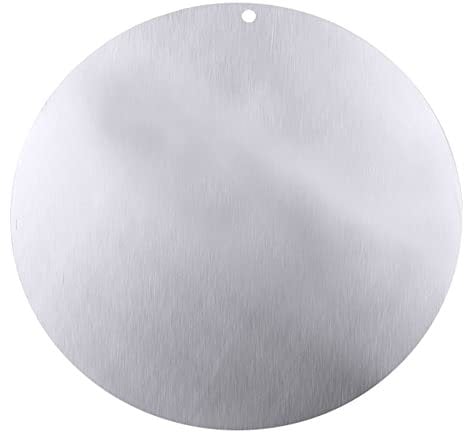 Contacto Tortenunterlage aus Aluminium, Ø 30 cm, 1,2 mm Stärke, mit Aufhängeloch, schwere Qualität, für Tortenböden