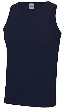Just Cool Mens Sports Gym Plain Tank / Vest Top