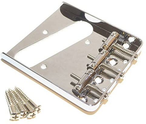 Telecaster Electric guitar bridge in chrome, ashtray type tele
