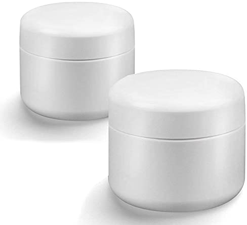 2 Pots vide de 50 ml avec opercule pour transvaser gels et résines