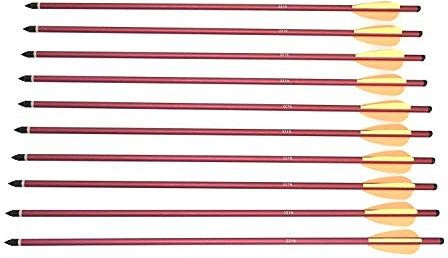 Armbrustbolzen Bolzen für Armbrust 20 Zoll rot